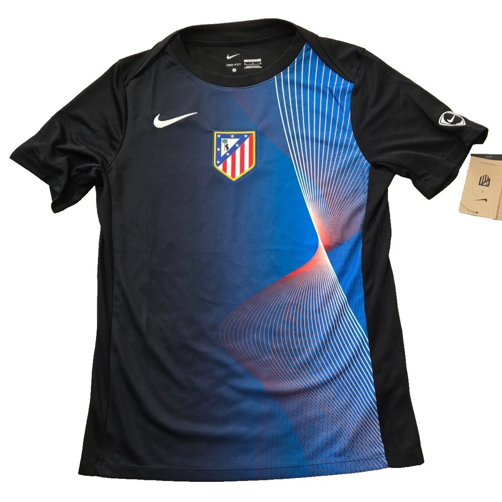 Nike Atletico Madrid Atleti Soccer Jersey Men's M Blue Multi NWT